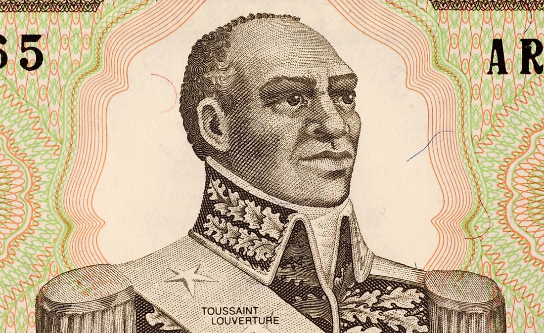 Toussaint L'Ouverture, leader of the Haitian Revolution.  Editorial credit: Georgios Kollidas / Shutterstock.com.