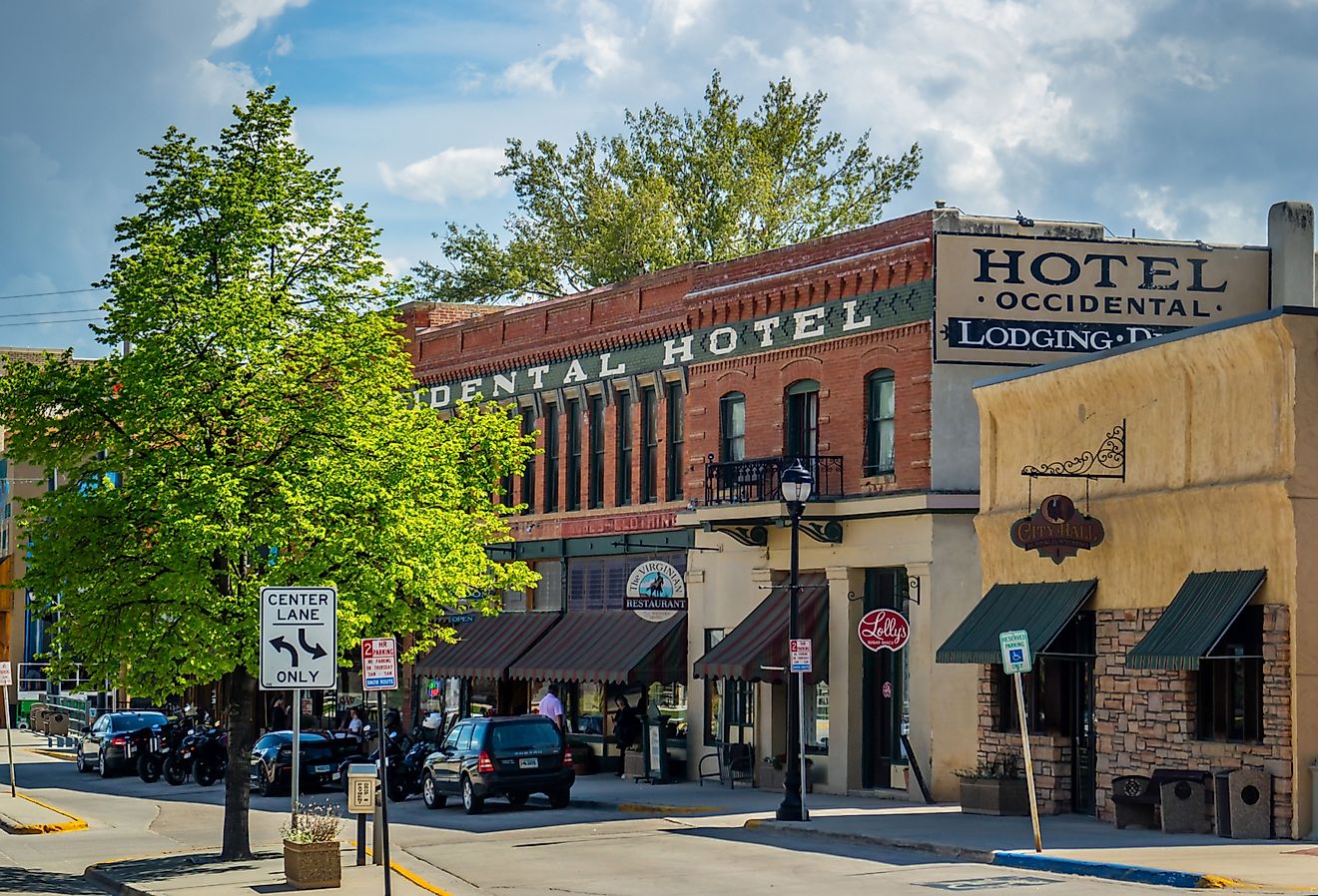 The Occidental Hotel Lodging and dining along the city. Image credit Cheri Alguire via Shutterstock.