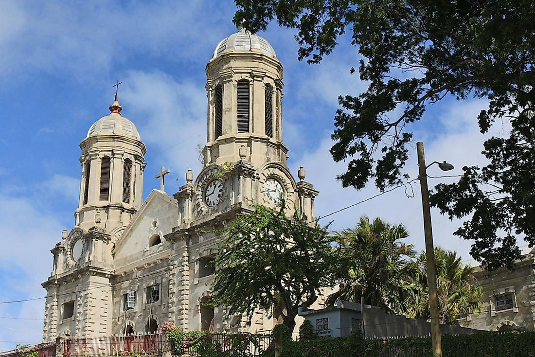 St. John's Cathedral in Antigua and Barbuda. 