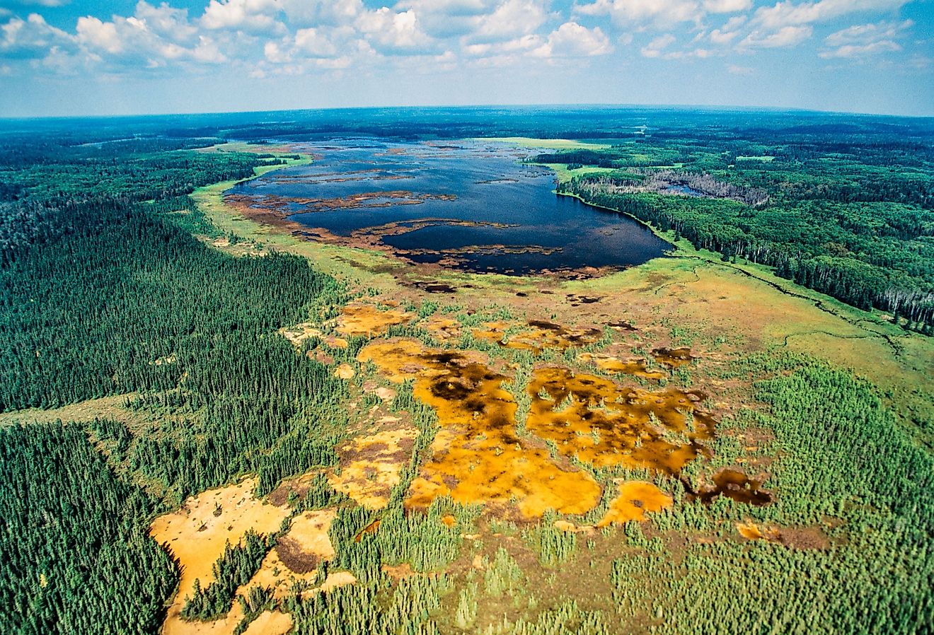 Aerial view of Manitoba landscape. Image credit Russ Heinl via Shutterstock.