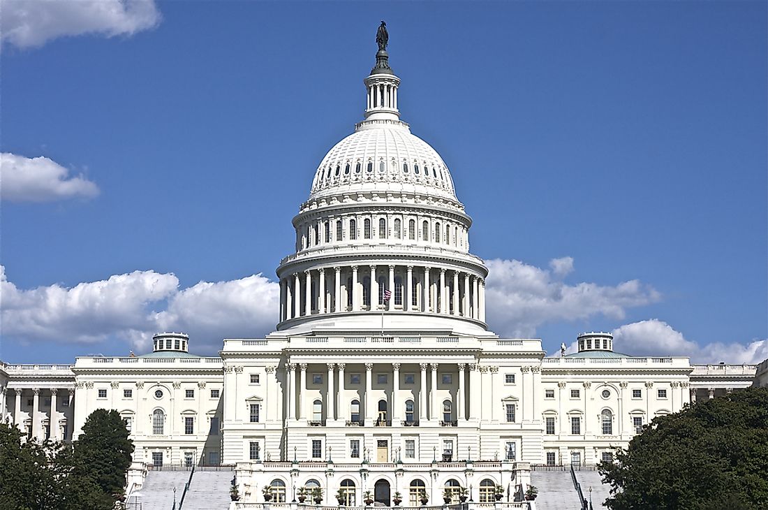 The Capitol building is the meeting place of the United States Congress. 