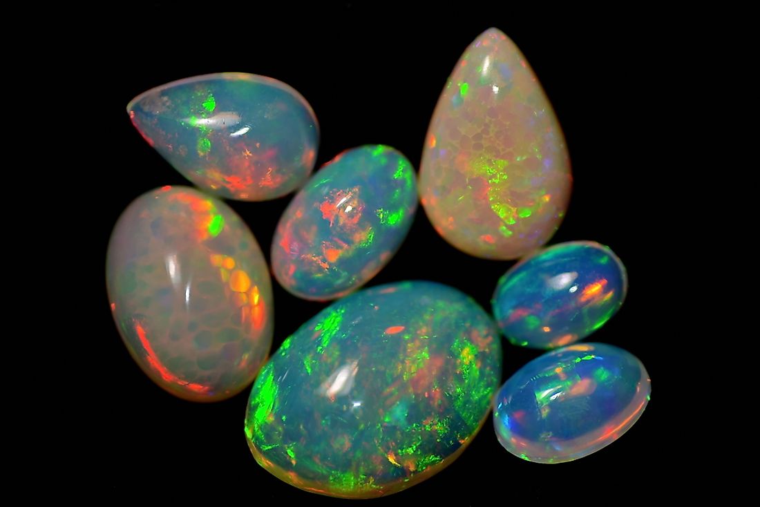 Opals from Ethiopia. 
