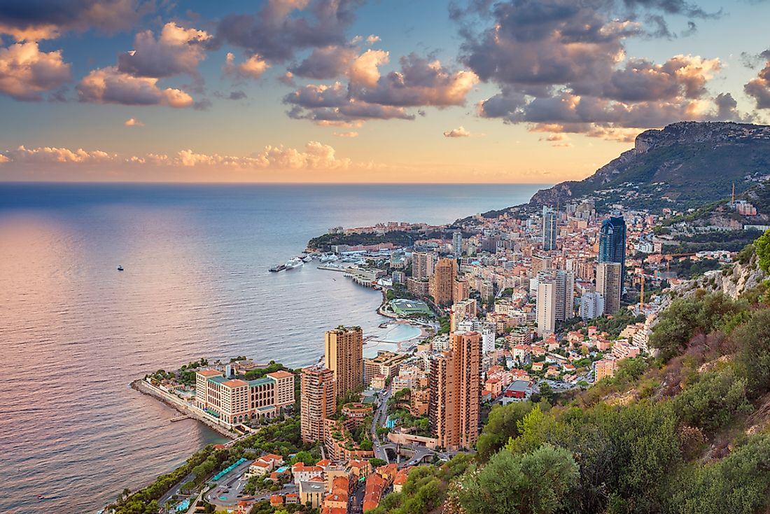 View of Monte Carlo, Monaco. 