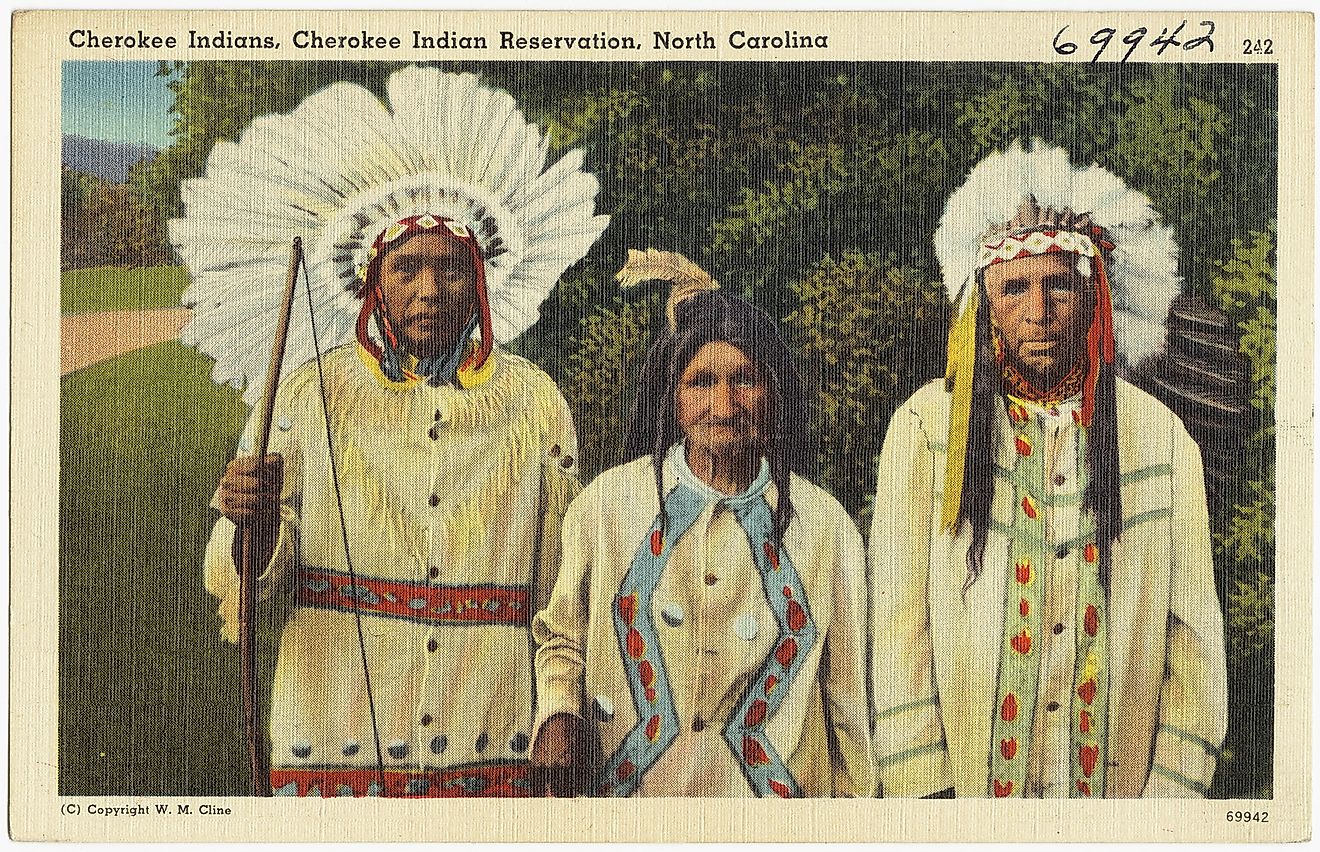 Cherokee Indians, Cherokee Indian Reservation, North Carolina. Image credit: Boston Public Library/Flickr.com