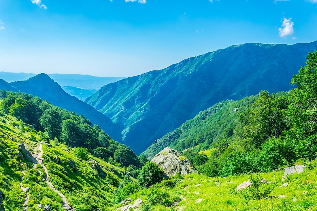 Bulgaria's Central Balkan National Park is nestled in the Balkan Mountains.