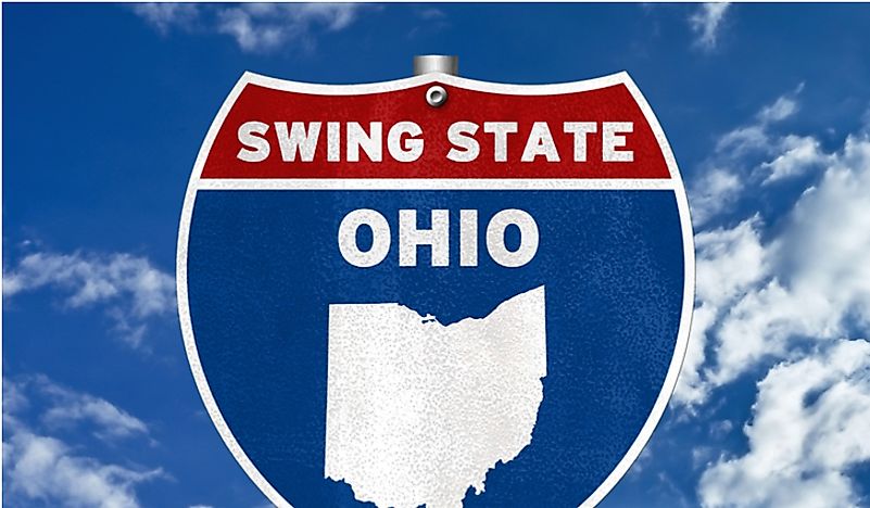 Ohio is an example of a swing state. 