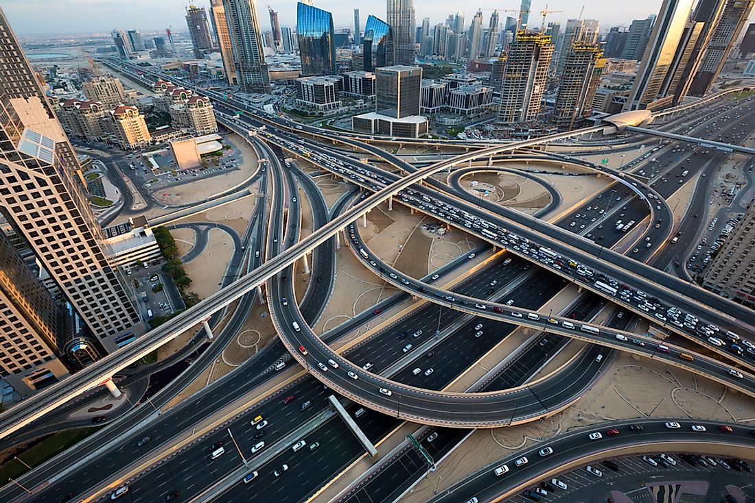 The United Arab Emirates (UAE) ranks first globally in terms of road quality.