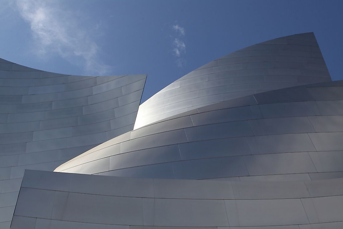 Postmodern architecture is unmistakably unique, such as the Walt Disney Concert Hall in Los Angeles, pictured here. 