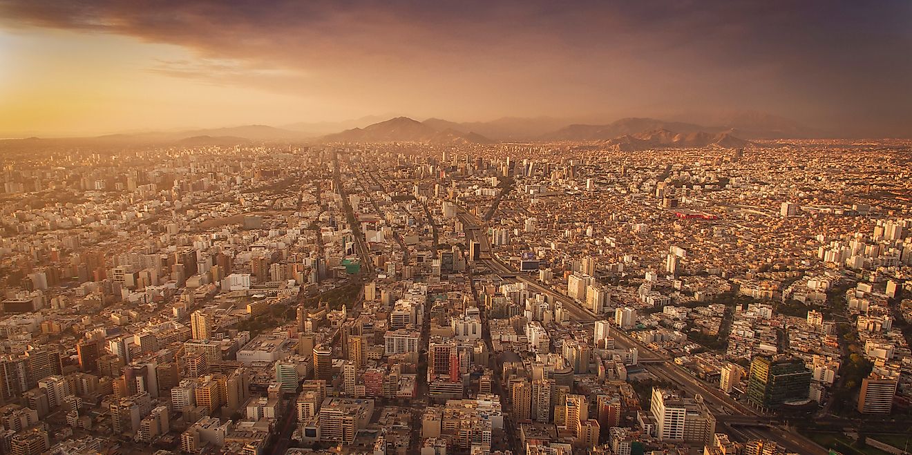 Aerial shots of Lima. Image credit: Christian Declercq/Shutterstock.com