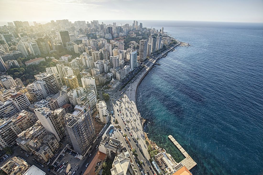 The skyline of Beirut.