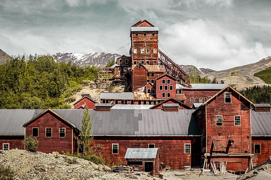 The mining town of Kennecott, Alaska was abandoned in 1938. 