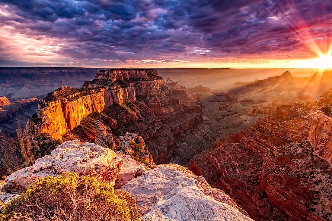The Grand Canyon is one of the most famous canyons in the world.