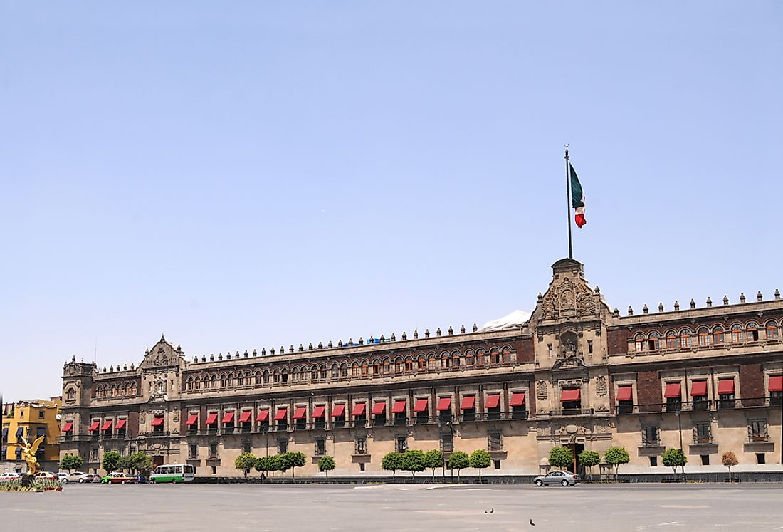 The National Palace, Mexico. 