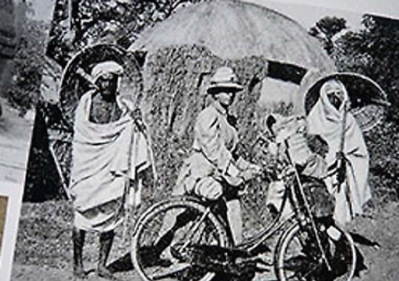 On a trip to what are now India, Sri Lanka, Myanmyar, and Indonesian Java, Fanny and her husband rode thousands of miles on bicycles.