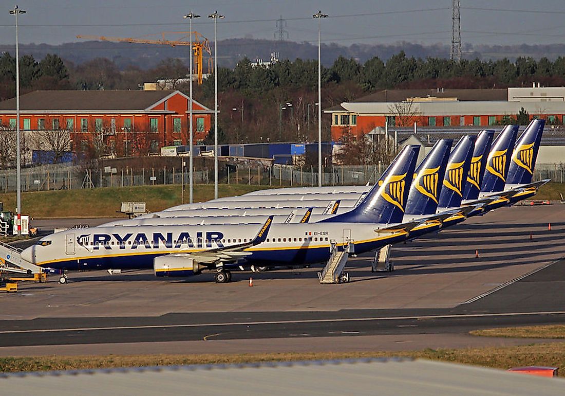 Ryanair is the biggest airline in Europe by the number of passengers served annually.