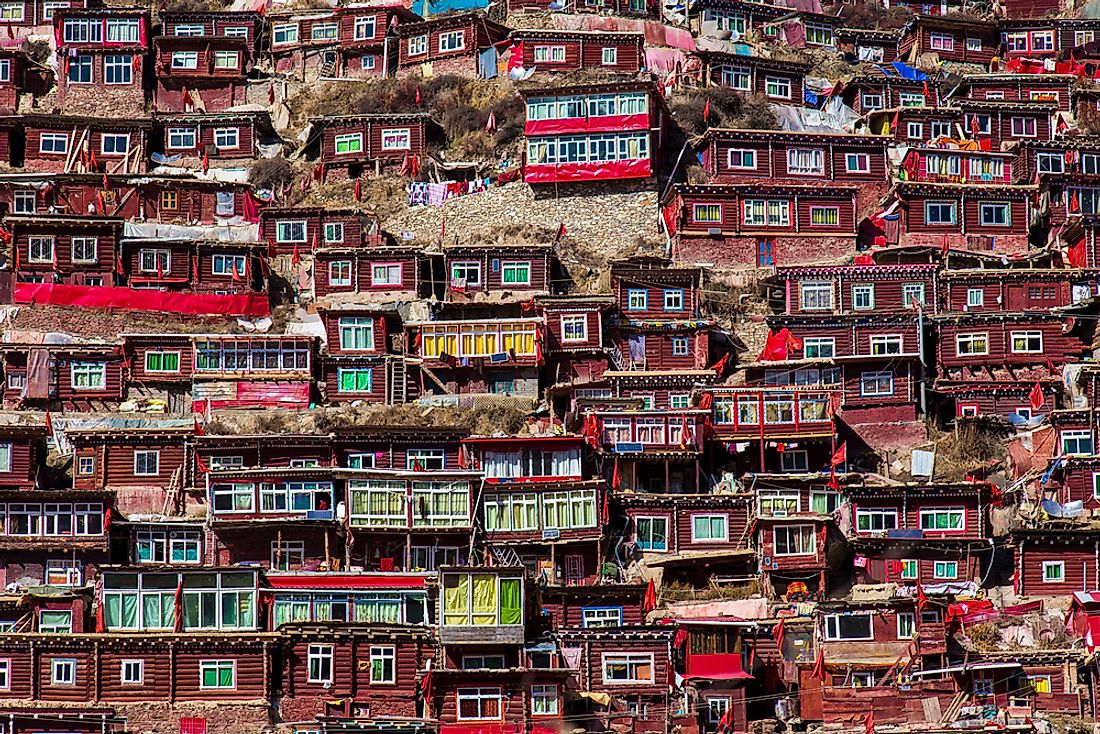 Larung Gar, China, is pictured here in 2015. 