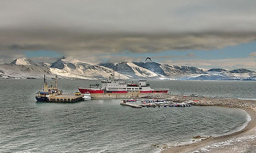 The Svalbard Islands are remote islands in the Arctic Ocean and are part of the overseas territory of Norway.