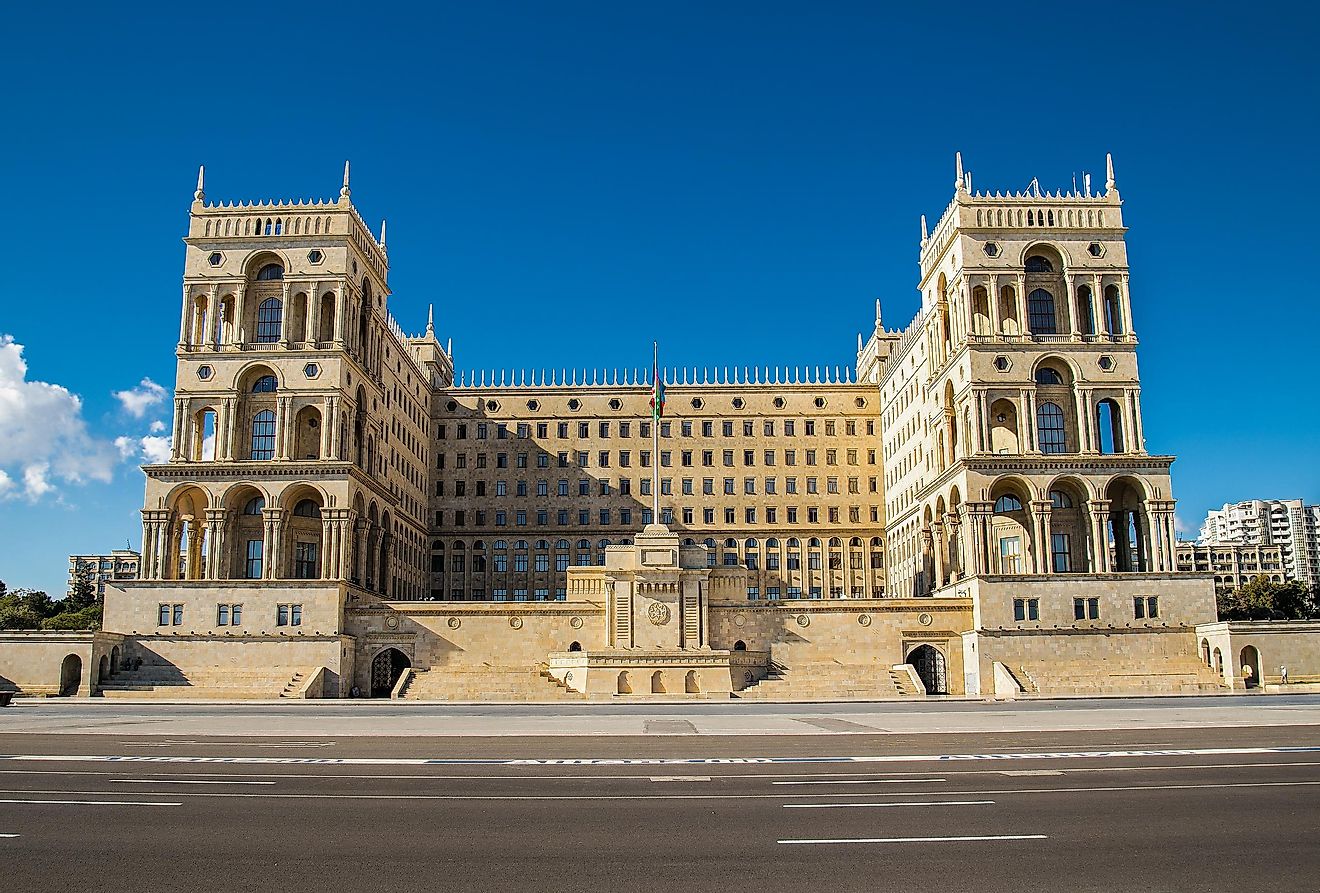 The house of the government of Azerbaijan. 