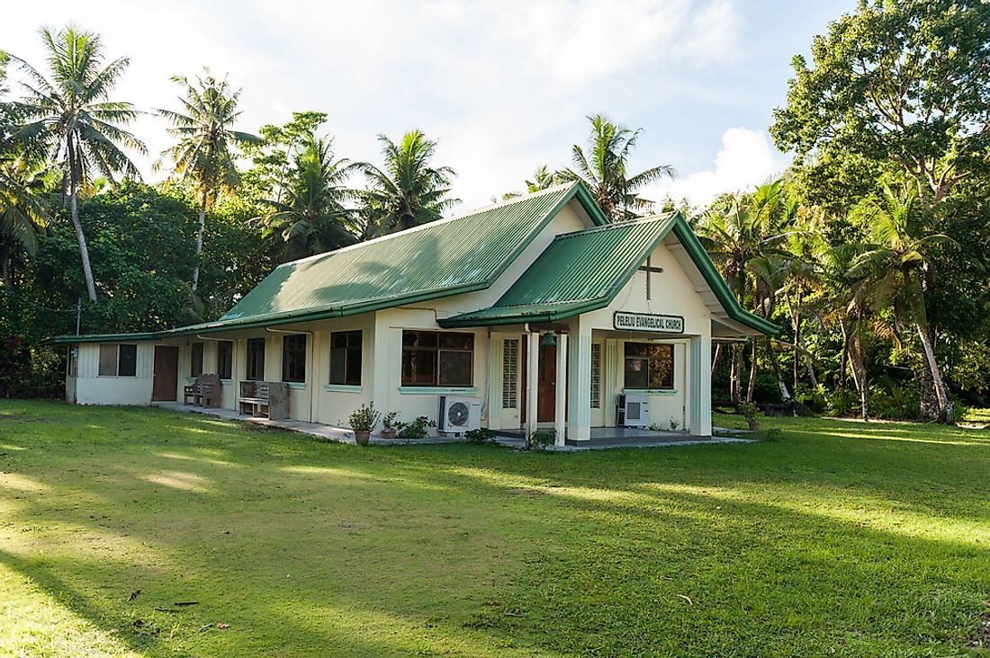A small church in Palau. Editorial credit: photosounds / Shutterstock.com. 