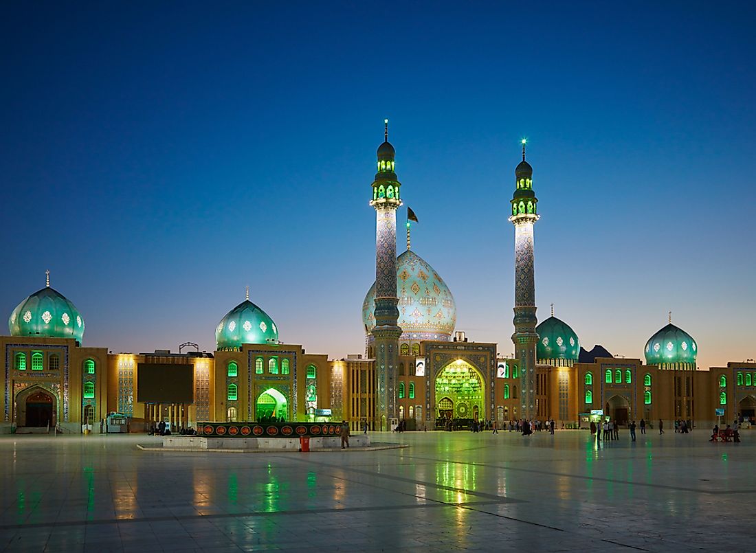 The Jamkaran Mosque, Iran. Editorial credit: SJ Travel Photo and Video / Shutterstock.com.