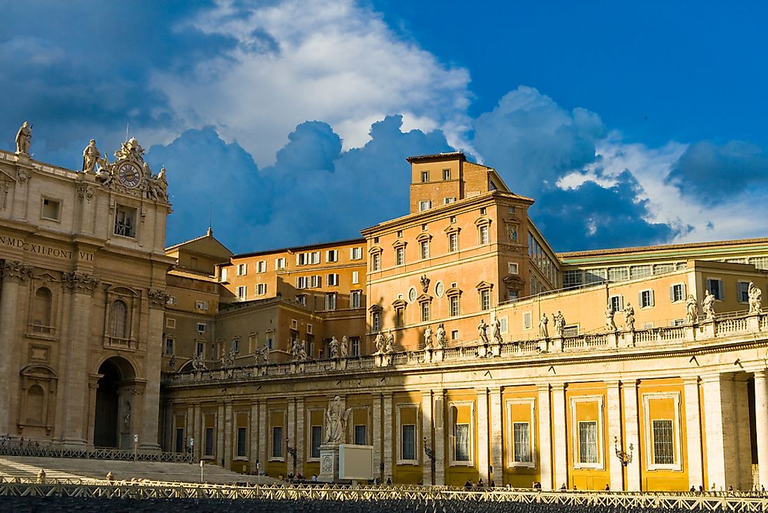 The official residence of the Pope in Vatican City. 
