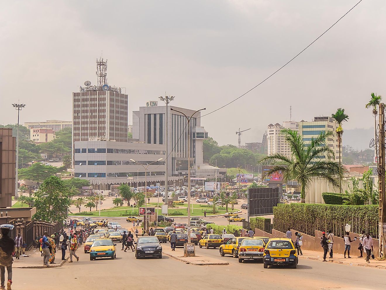 Yaounde is the capital of Cameroon and the second-largest city in the country, right after Douala. Image  credit: cyrilleyonnta / Shutterstock.com