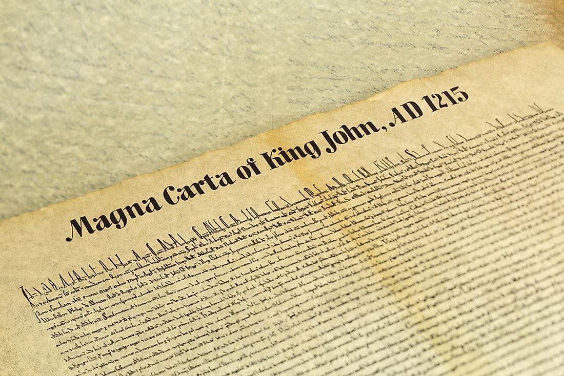 The Magna Carta contained 63 different clauses, all written in Latin on parchment. 
