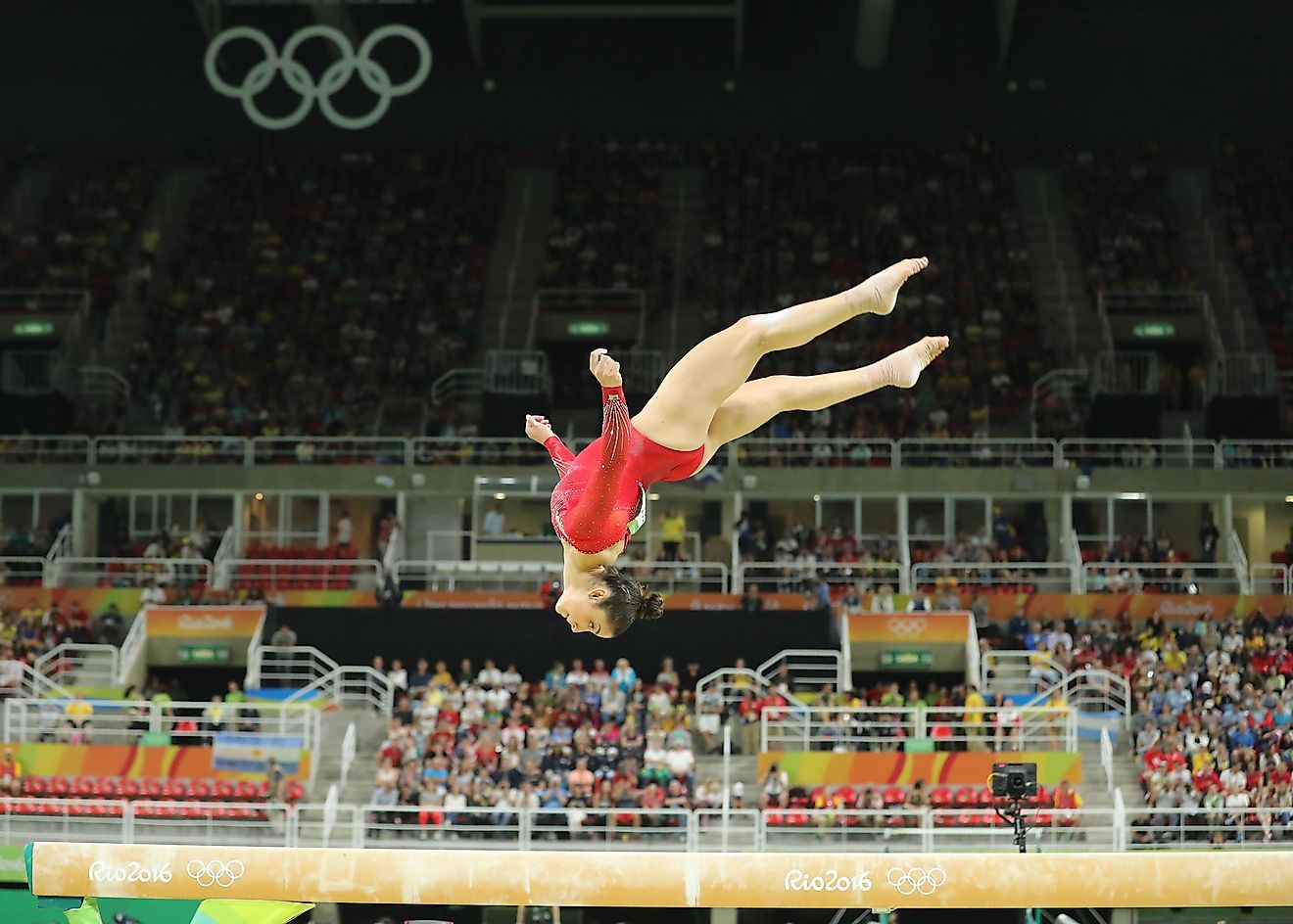 Gymnastics is one of the most watched Summer Olympic sports. Editorial credit: Leonard Zhukovsky / Shutterstock.com.