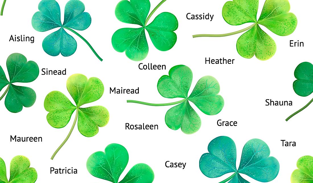 Popular Irish girl names.