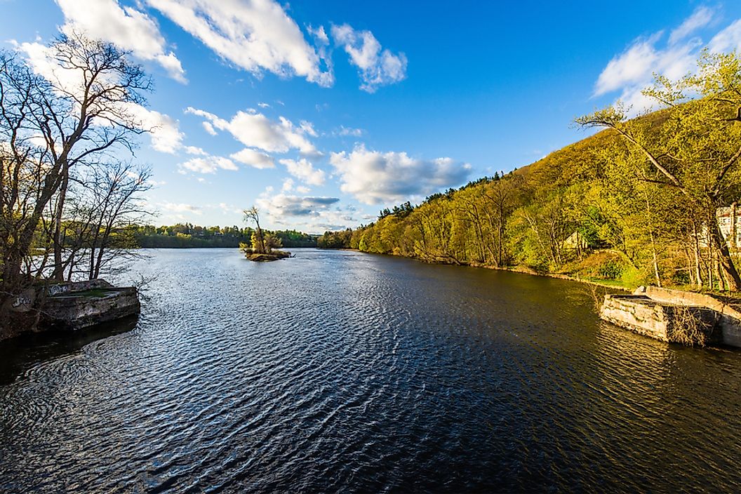 The Connecticut River in Brattleboro, Vermont.