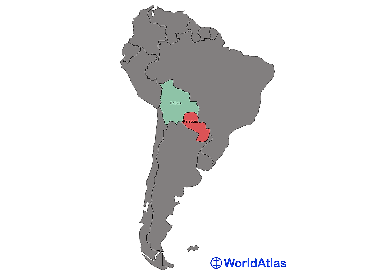 South America has 12 sovereign states; only Bolivia and Paraguay are are landlocked.
