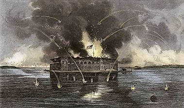 The Battle of Fort Sumter - American Civil War