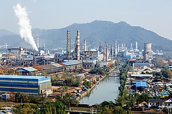 Countries Most Reliant on Industry