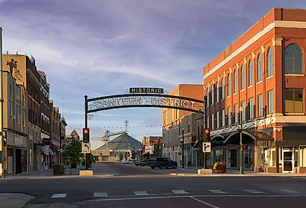 Historic Canteen District in downtown North Platte, Nebraska. Image credit Nagel Photography via Shutterstock