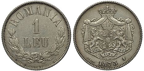 Romanian 1 leu Coin