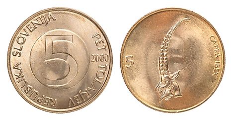 Slovenian 5 tolar Coin