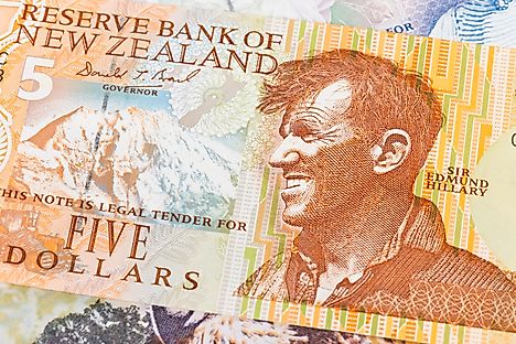 A 5$ New Zealand banknote is used as official currency in Tokelau