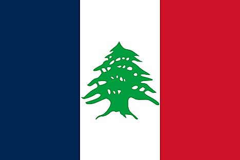 Flag used during the French Mandatate