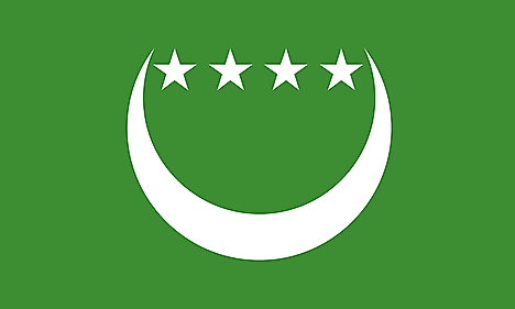Flag of the Federal and Islamic Republic of the Comoros (1992-1996)