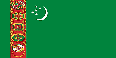 Green flag with a slightly different symbol