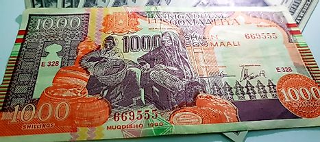 Somali 1000 shillings Banknote