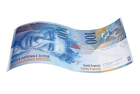 Swiss 100 franc Banknote