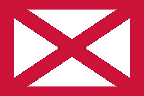 Royal Standard of Uvea from 1858 to 1887