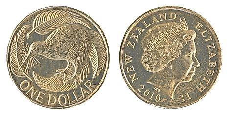 1 New Zealand dollar coin 