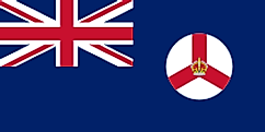 Flag of Crown Colony of Singapore
