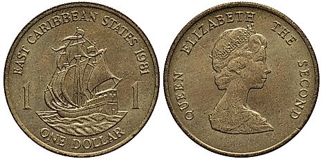 Eastern Caribbean 1 dollar Coin