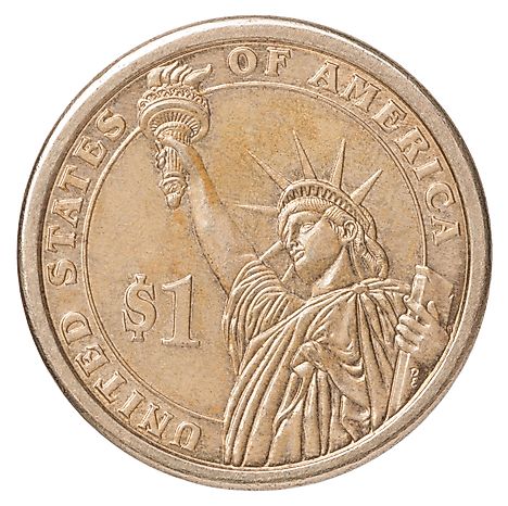 $1 USD Coin - USD is the official currency in Palau