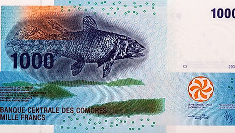Comorian 1000 franc Banknote