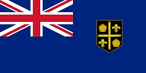 Second Flag of the Colony of Saint Lucia