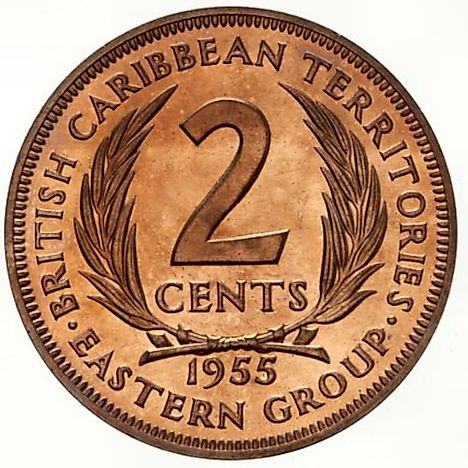 British West Indies 2 cents Coin